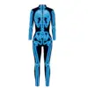 Fluorescent Blue Skeleton
