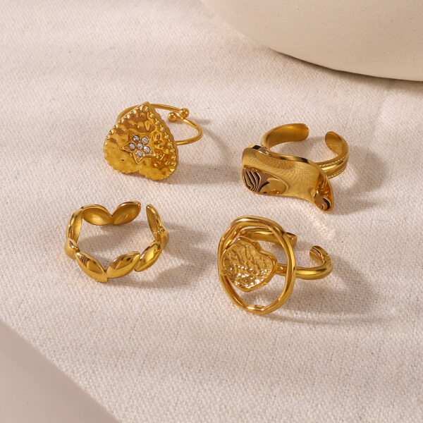 Overseas Sales Luxury High-End Heart-Shaped Ring Overseas Sales Luxury High-End Heart-Shaped Ring