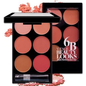 Buildable Six-Color Blush Makeup Set - Repair, 15 g