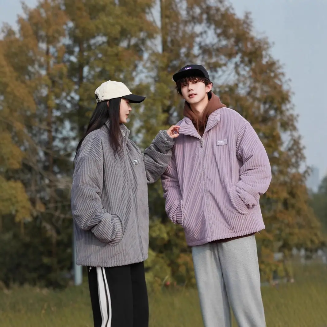 New Winter American-style Corduroy Cotton Coat With A Premium High-end Feel