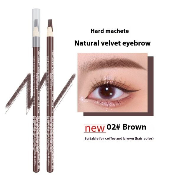 Waterproof & Sweatproof Eyebrow Pencil, Gray/Brown/Black 3 g