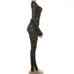ac1023e0-5962-40e8-a2fd-aa6b4e2acfd8.webp Fashion Solid Color Lace See-through Hollow Out Stitching Slim Fit Sexy