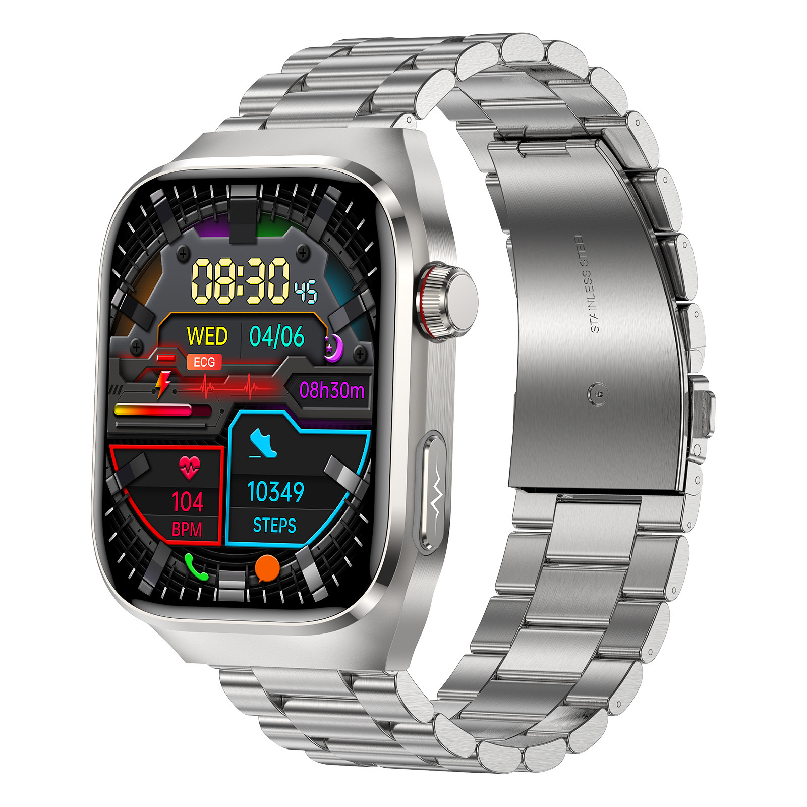Smart Watch with Blood Glucose, Lipid & Bluetooth Calling Smart Watch with Blood Glucose, Lipid & Bluetooth Calling