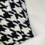 Casual Houndstooth Wide-leg Pants For Women