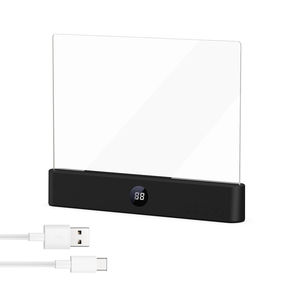 Rechargeable LED Tablet Reading Light with 3 Colors & Timer