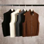ad802e71-3158-4374-b2a2-4a28bf2faf62.webp Merino Wool Loose-Knit Cardigan Vest with Tie Detail