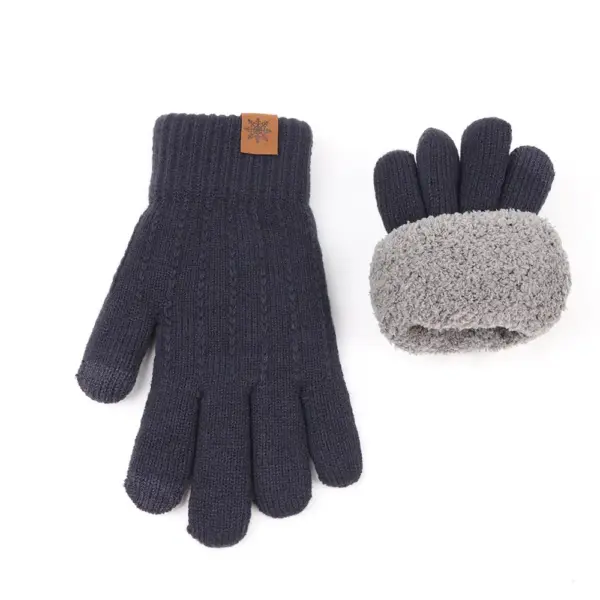 Windproof Cold Protection Fleece-Lined Outdoor Riding Gloves