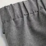 Slimming Wide Leg Casual Pants for Women, Gray Polyester
