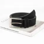 Wide Genuine Leather Waist Belt for Women, Retro Pin Buckle