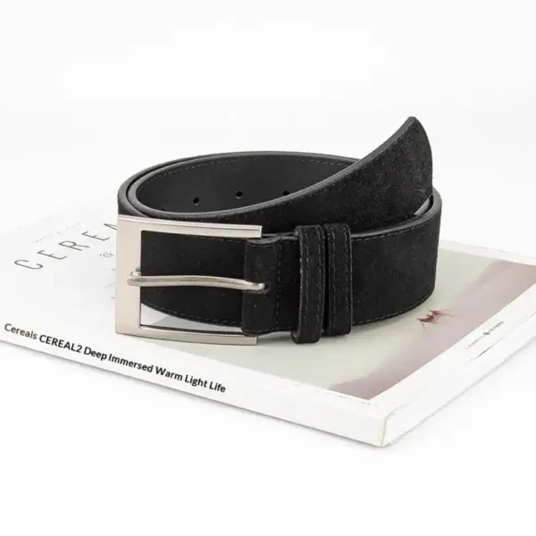 Wide Genuine Leather Waist Belt for Women, Retro Pin Buckle