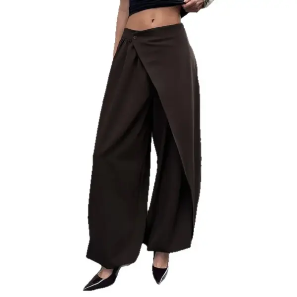 Fashion Casual Irregular Wide-leg Pants For Women