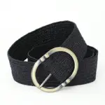 Statement Bohemian Wide Canvas Belt for Women, 112 cm