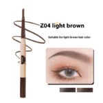 Waterproof Sweatproof Micro-Thin Eyebrow Pencil, Double-Ended