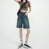 Slimming Loose-Fit Straight-Leg Cropped Casual Pants For Shorter Statures