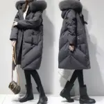 Warm Cotton-Padded Winter Coat for Curvy Women, M-6 XL