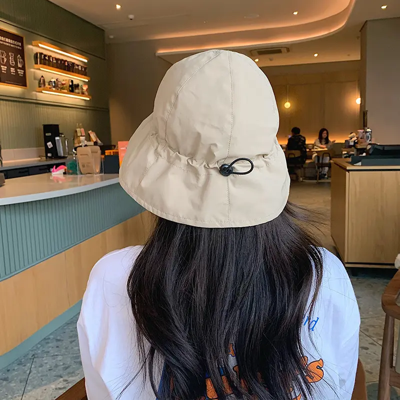 Slimming Drawstring Elastic Sun Hat for Women, Shade
