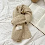 Soft Chewy Knitted Warmth-Enhancing Thickened Scarf For Women