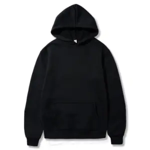 Short-sleeve Unisex Hoodie Pullover Jacket Solid Color
