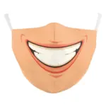 Lightweight Double-Layer Digital Print Skull Funny Face Mask