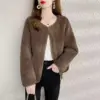 Simple And Elegant Loose And Stylish Long-sleeved Top Simple And Elegant Loose And Stylish Long-sleeved Top