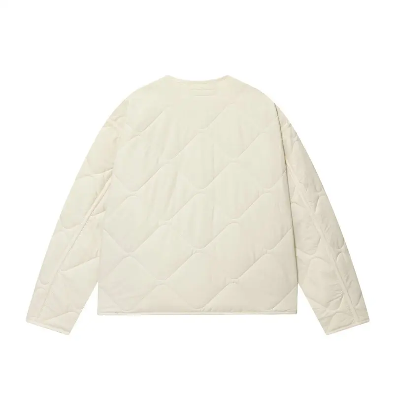Warmth-Boosting Padded Cotton-Feel Jacket for Women with Pockets Warmth-Boosting Padded Cotton-Feel Jacket for Women with Pockets
