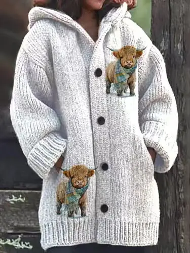3 D Animal Hoodie Padded Cardigan Jacket for Halloween 3 D Animal Hoodie Padded Cardigan Jacket for Halloween