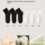 Women's Boneless Sutured Antibacterial Cotton Mid-Calf Socks