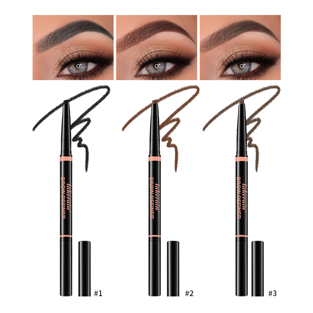 Waterproof Sweat-Proof Eyebrow Pencil with 3 D Carving Line Waterproof Sweat-Proof Eyebrow Pencil with 3 D Carving Line