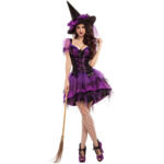 b566f2f8-d63a-4379-9570-a168fa0ac112.jpg Sparkly Sequin Purple Witch Costume for Roleplay Cosplay