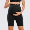 Maternity Capri Yoga Pants Belly-Support Seamless Nylon Maternity Capri Yoga Pants Belly-Support Seamless Nylon