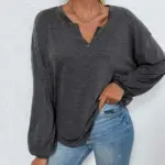 Casual All-Match Loose Long-Sleeve Top For Women