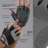 Anti-Skid Grip Half-Finger Weightlifting Gloves with Shock Absorption