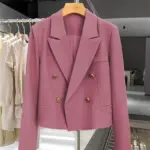 b82a0116-5fc7-4177-8165-ba4e2eb43bd2.webp Womens Retro Cropped Western Blazer with Button Details