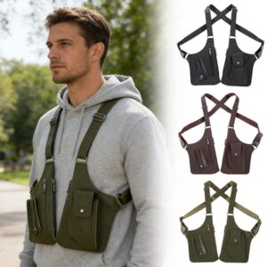 Anti-Theft Crossbody Sling Bag for Men - Adjustable Straps