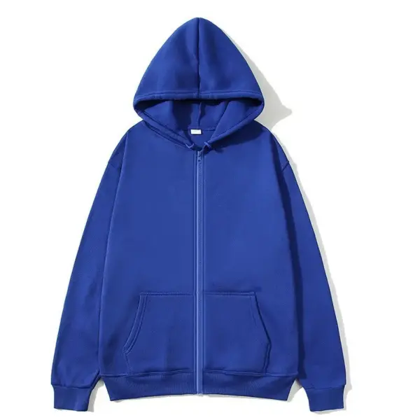 Women's Zip-up Hoodie Sweatshirt Jacket Fleece Loose-fit Women's Zip-up Hoodie Sweatshirt Jacket Fleece Loose-fit