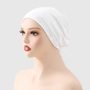 Adjustable Fit Women's Drawstring Hoodie Hat, Mercerized Cotton