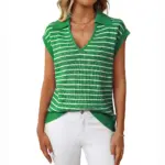 ba4ec242-e61f-4397-910f-c72f50f662da-1.webp Women’s V-Neck Striped Knitted Sweater, Pullover Fit