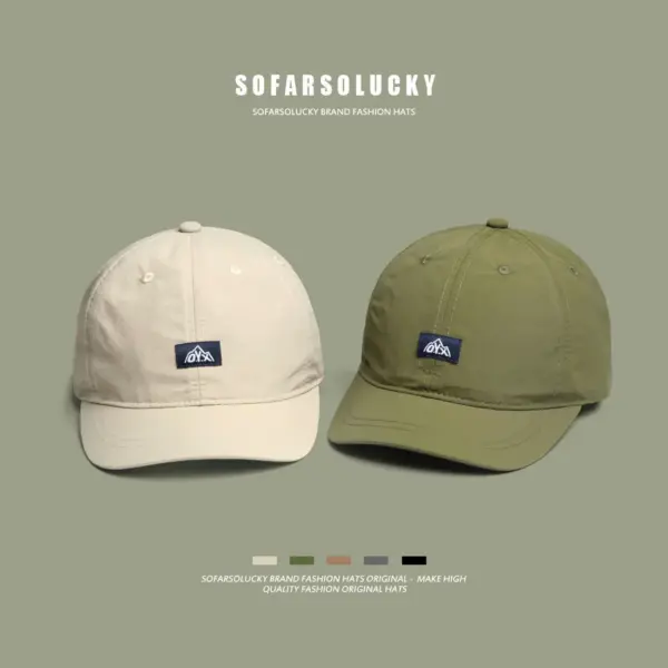 Simple Versatile American Retro Short-brim Cap Simple Versatile American Retro Short-brim Cap