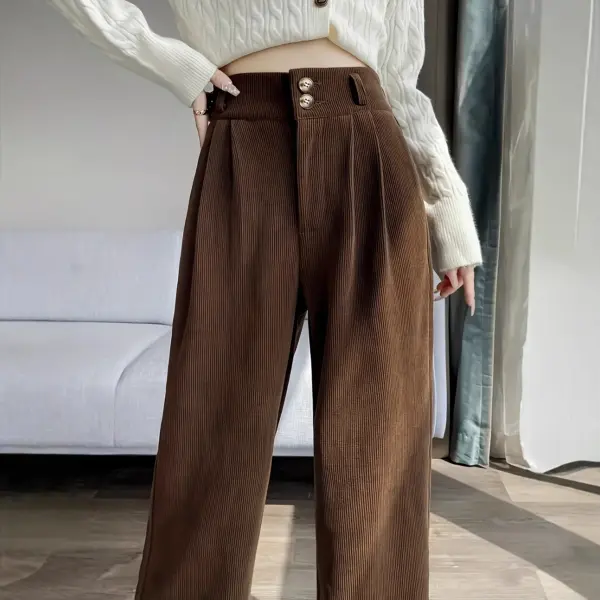 High-waisted, Draping Wide-leg Pants For Women High-waisted, Draping Wide-leg Pants For Women