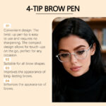 bc0b8e73-a034-49cc-aba7-eca97e2b73d5.jpg 3 D Natural Finish Eyebrow Pencil - 4-Prong Tip