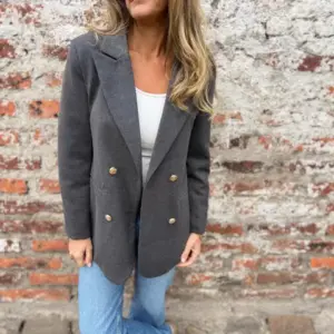 Everyday Autumn-Winter Wool Blazer - Solid Color Leisure Fit