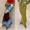 Printed Elastic Waistband Fashionable And Casual