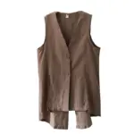 c048f47f-799b-4068-b76a-2c2c911c7abd.webp Women's Simple Artistic Loose Cotton-Linen Jacket Vest