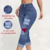 Denim print blue