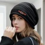 c1a33055-2db9-4198-bd21-6e1619717fc7.webp Warm Breathable Knit Wool Beanie for Women, Striped
