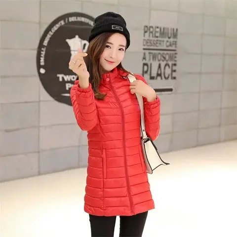 Warmth-Enhancing Slim Fit Cotton Padded Jacket for Women Warmth-Enhancing Slim Fit Cotton Padded Jacket for Women