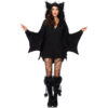 Flattering Black Vampire Halloween Costume for Women Velvet