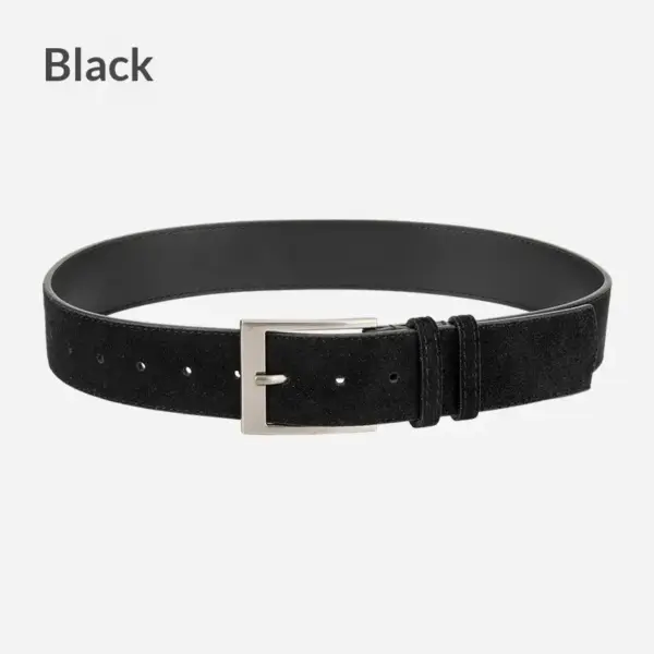 Wide Genuine Leather Waist Belt for Women, Retro Pin Buckle