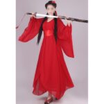 Elegant Tang Dynasty Costume Dress for Women - Slim Fit