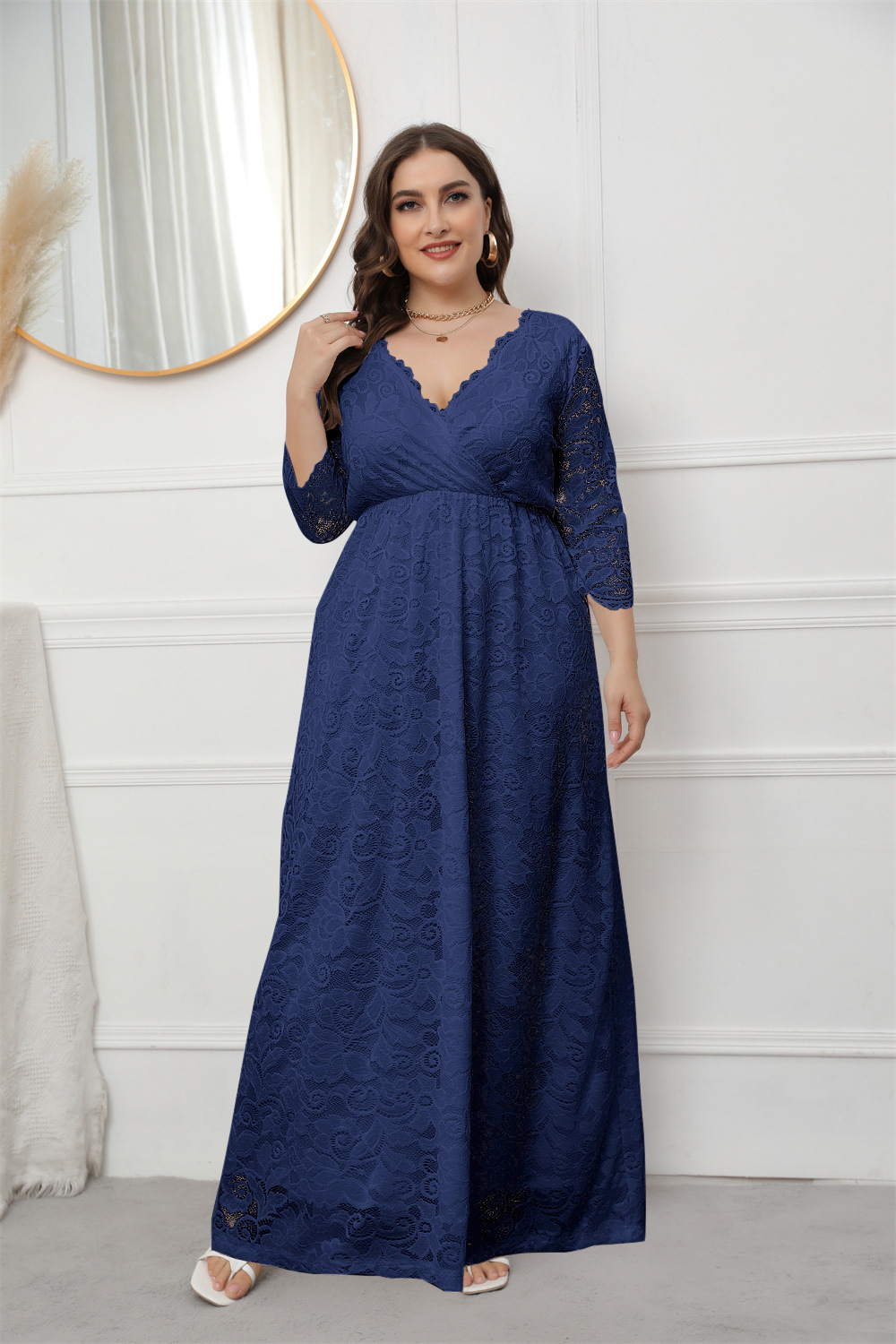 Bridesmaid Elegant Lace Women's Dress Bridesmaid Elegant Lace Women's Dress